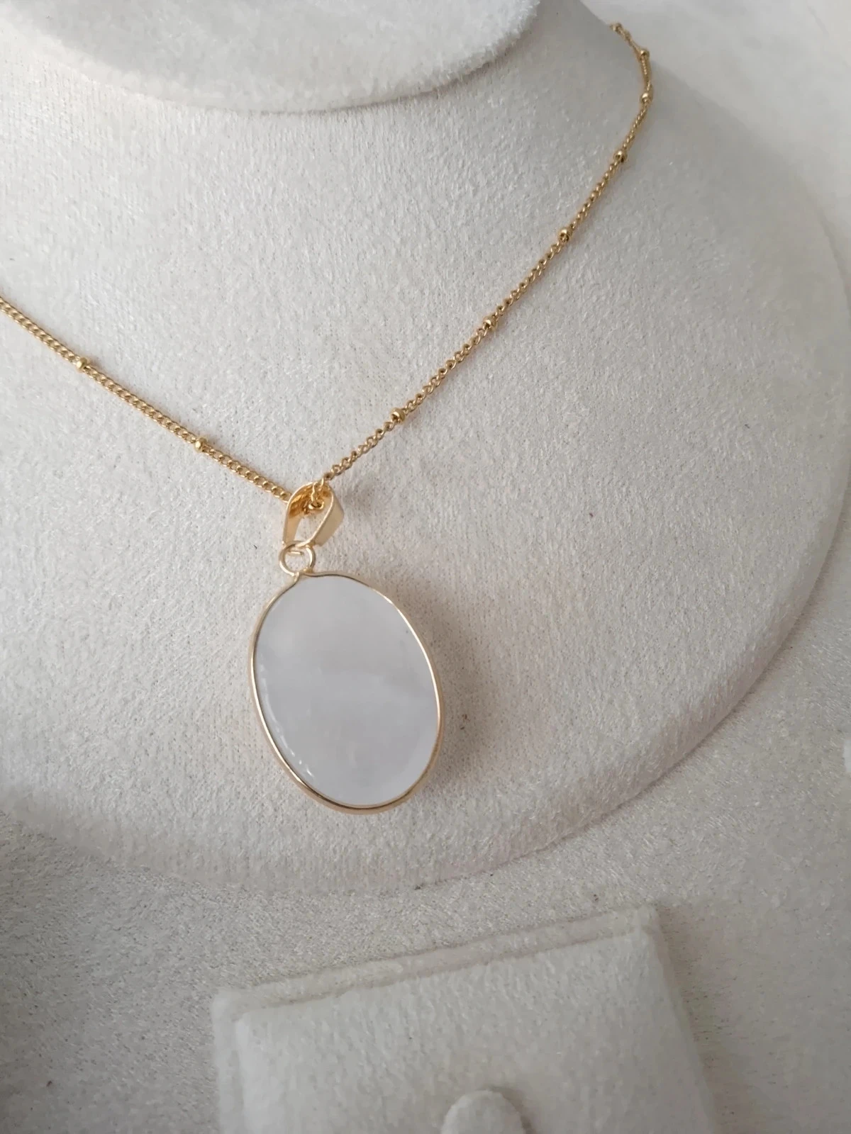Collier véritable cristal de quartz naturel – photo 3